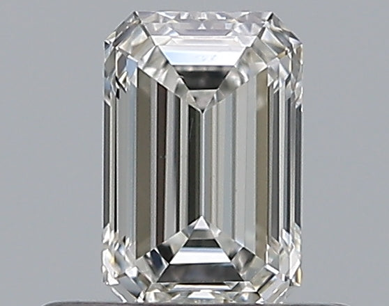 0.4 Carat Emerald Natural Diamond with  Cut Diamond in 14KT  view 1
