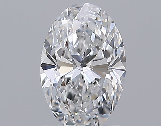 1.01 Carat Oval Natural Diamond with  Cut Diamond in 14KT  view 1
