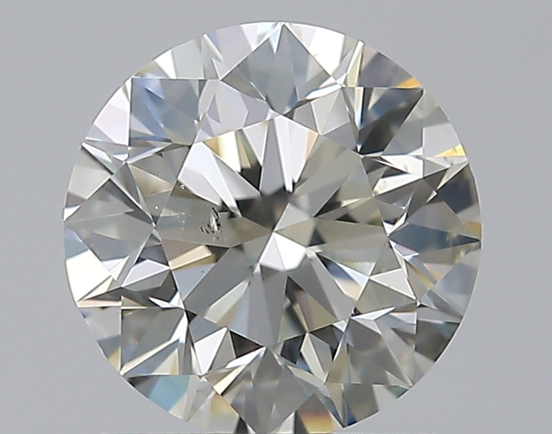 1.0 Carat Round Natural Diamond with  Cut Diamond in 14KT  view 1

