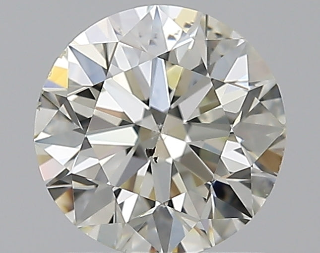 1.0 Carat Round Natural Diamond with  Cut Diamond in 14KT  view 1
