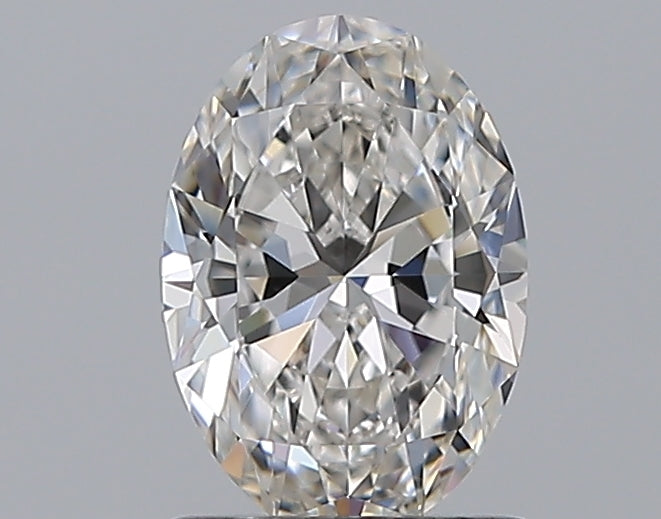 1.0 Carat Oval Natural Diamond with  Cut Diamond in 14KT  view 1
