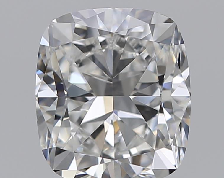1.51 Carat Cushion Natural Diamond with  Cut Diamond in 14KT  view 1

