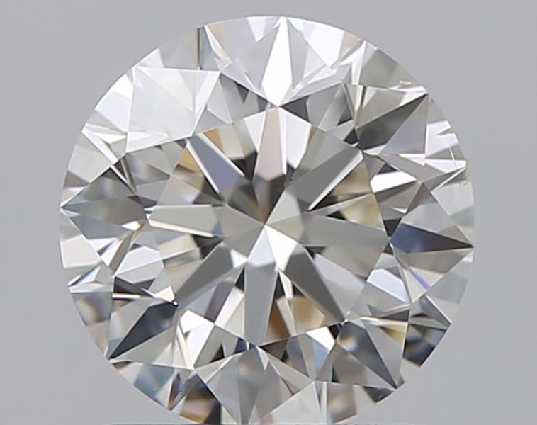 1.15 Carat Round Natural Diamond with  Cut Diamond in 14KT  view 1
