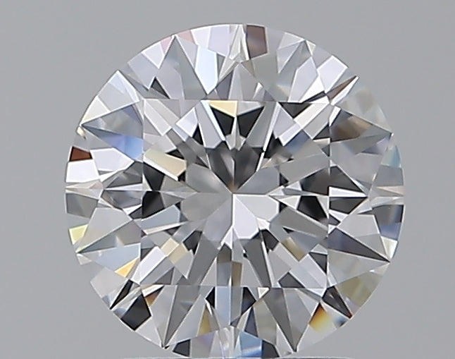 1.82 Carat Round Natural Diamond with  Cut Diamond in 14KT  view 1

