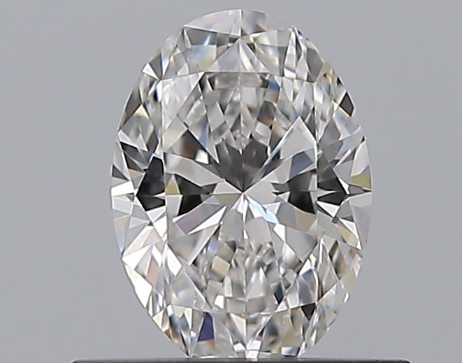 0.5 Carat Oval Natural Diamond with  Cut Diamond in 14KT  view 1
