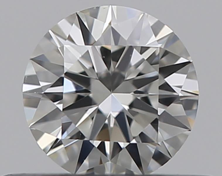 0.3 Carat Round Natural Diamond with  Cut Diamond in 14KT  view 1

