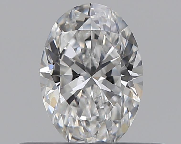 0.3 Carat Oval Natural Diamond with  Cut Diamond in 14KT  view 1
