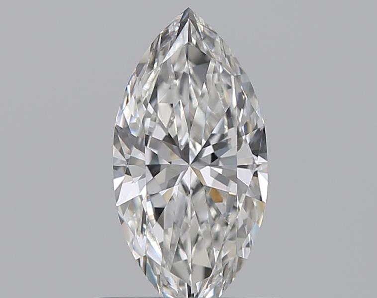 0.52 Carat Marquise Natural Diamond with  Cut Diamond in 14KT  view 1

