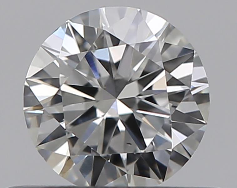 0.35 Carat Round Natural Diamond with  Cut Diamond in 14KT  view 1
