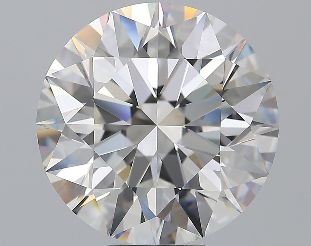9.01 Carat Round Natural Diamond with  Cut Diamond in 14KT  view 1
