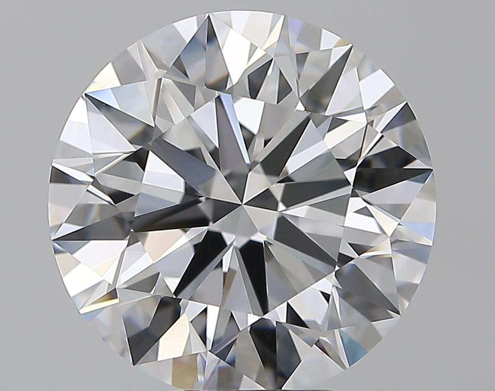 7.01 Carat Round Natural Diamond with  Cut Diamond in 14KT  view 1
