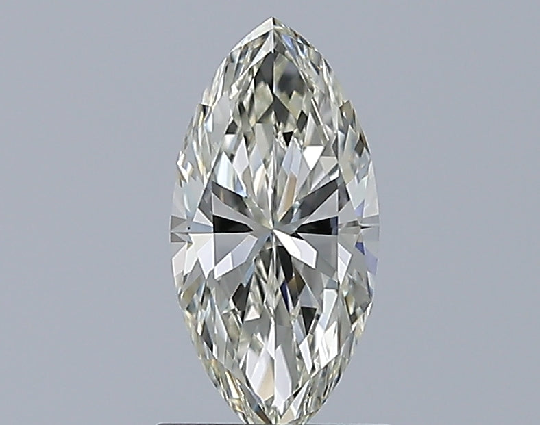 0.8 Carat Marquise Natural Diamond with  Cut Diamond in 14KT  view 1
