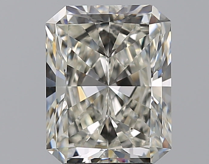 3.0 Carat Radiant Natural Diamond with  Cut Diamond in 14KT  view 1
