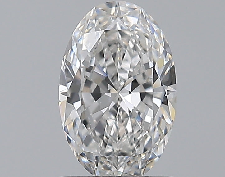 1.0 Carat Oval Natural Diamond with  Cut Diamond in 14KT  view 1

