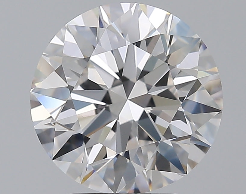 3.5 Carat Round Natural Diamond with  Cut Diamond in 14KT  view 1
