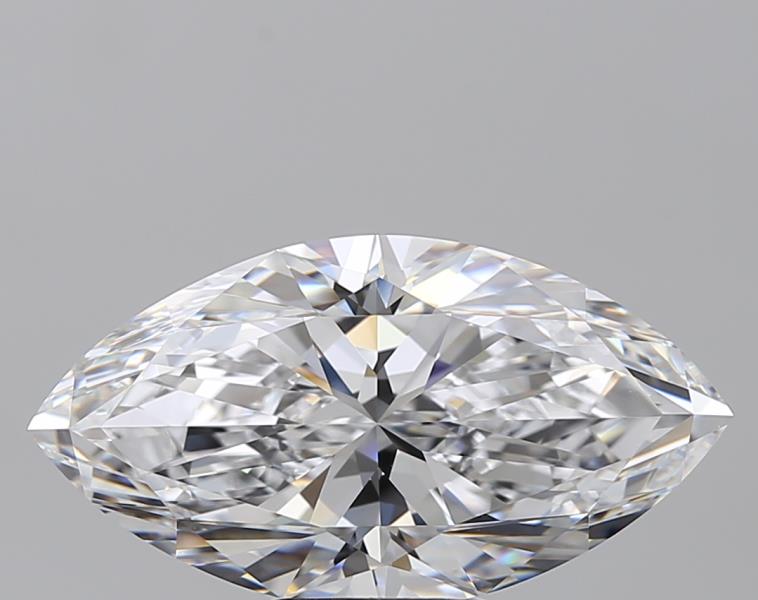 5.86 Carat Marquise Natural Diamond with  Cut Diamond in 14KT  view 1
