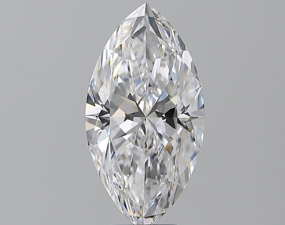 5.86 Carat Marquise Natural Diamond with  Cut Diamond in 14KT  view 1
