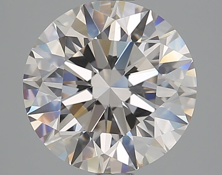 3.01 Carat Round Natural Diamond with  Cut Diamond in 14KT  view 1
