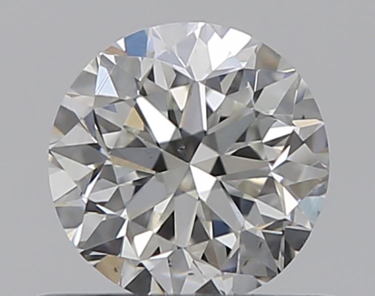 0.5 Carat Round Natural Diamond with  Cut Diamond in 14KT  view 1
