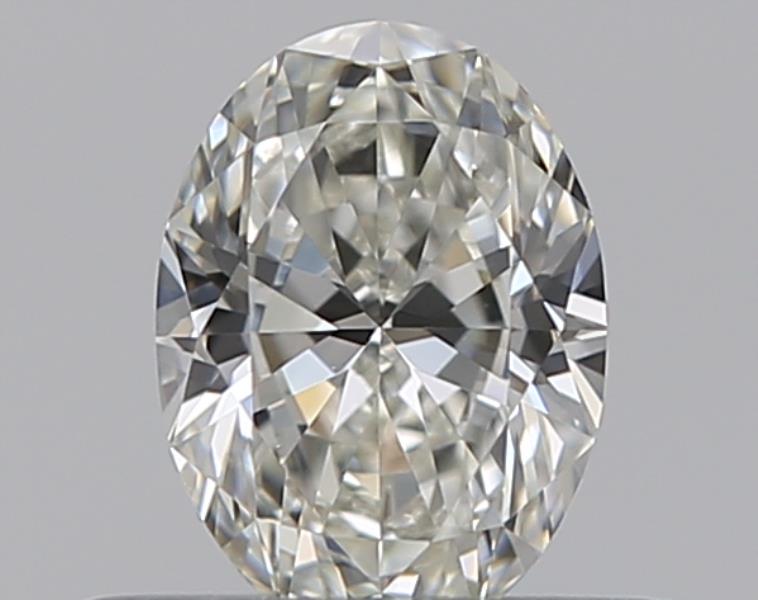 0.35 Carat Oval Natural Diamond with  Cut Diamond in 14KT  view 1
