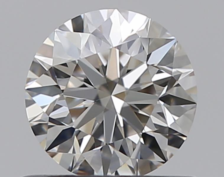 0.55 Carat Round Natural Diamond with  Cut Diamond in 14KT  view 1

