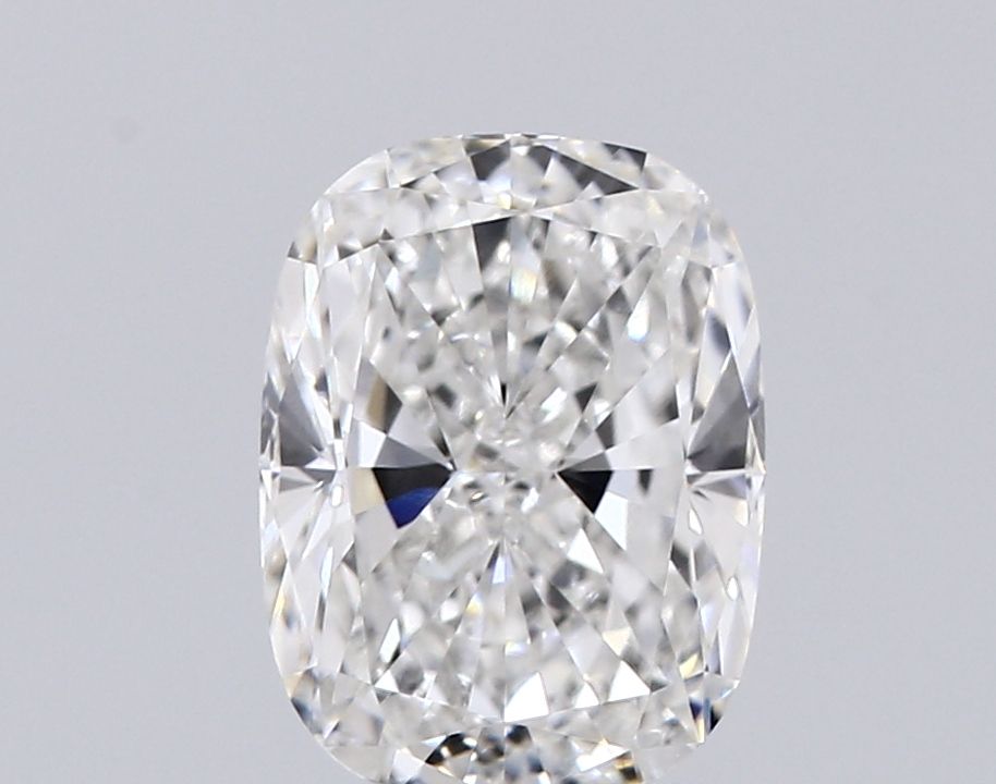 2.01 Carat Cushion Lab Diamond with  Cut Diamond in 14KT  view 1

