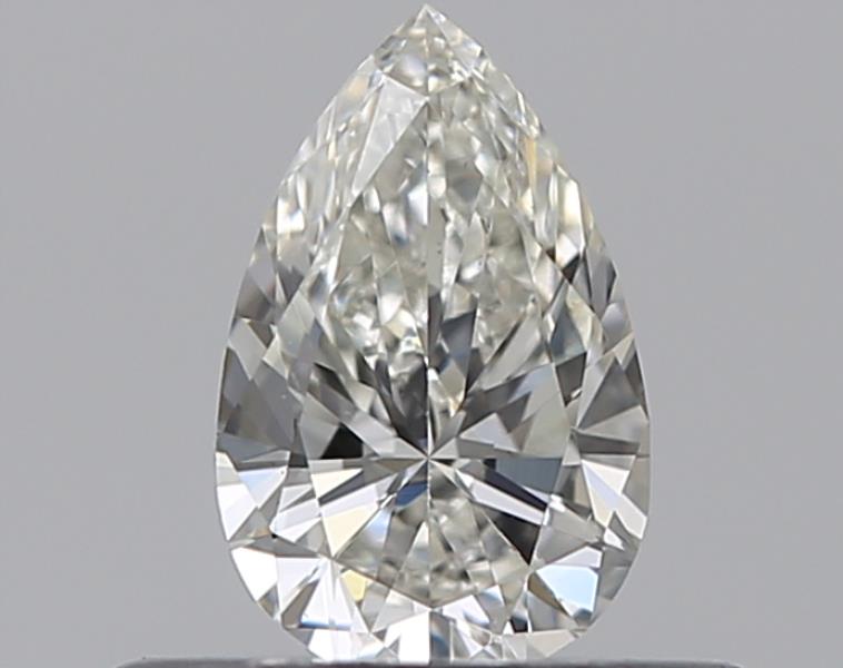 0.3 Carat Pear Natural Diamond with  Cut Diamond in 14KT  view 1
