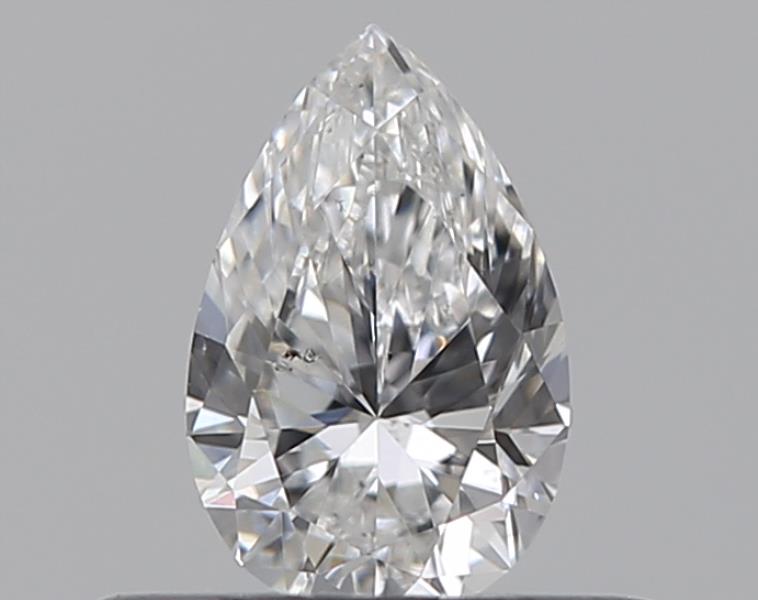 0.3 Carat Pear Natural Diamond with  Cut Diamond in 14KT  view 1
