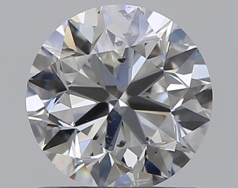 0.8 Carat Round Natural Diamond with  Cut Diamond in 14KT  view 1
