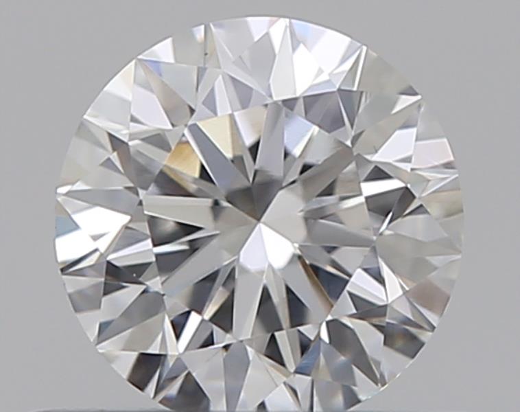 0.39 Carat Round Natural Diamond with  Cut Diamond in 14KT  view 1
