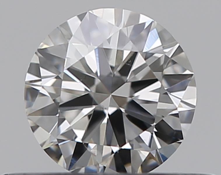 0.3 Carat Round Natural Diamond with  Cut Diamond in 14KT  view 1
