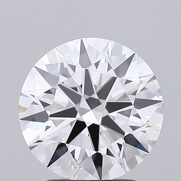 2.02 Carat Round Lab Diamond with  Cut Diamond in 14KT  view 1
