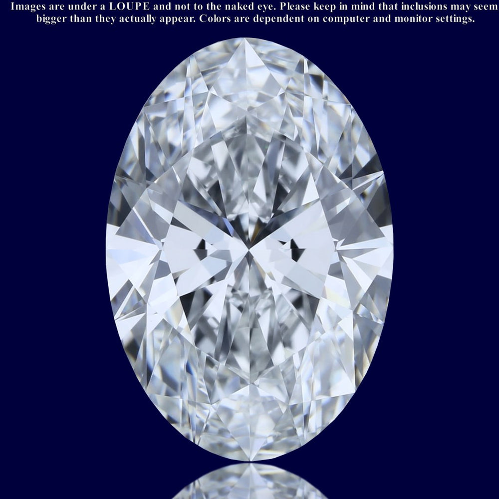 2.16 Carat Oval Lab Diamond with  Cut Diamond in 14KT  view 1
