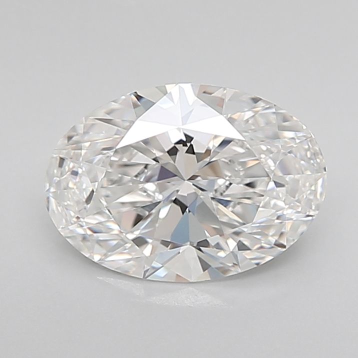 1.66 Carat Oval Lab Diamond with  Cut Diamond in 14KT  view 1
