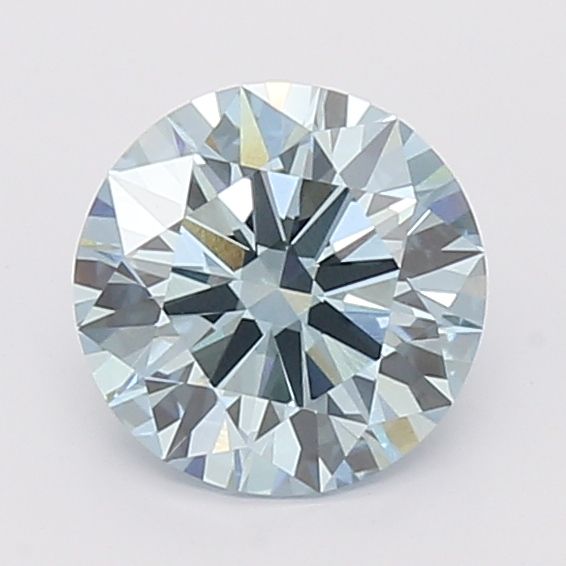 1.74 Carat Round Lab Diamond with  Cut Diamond in 14KT  view 1
