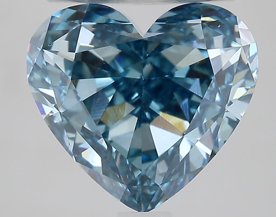 3.01 Carat Heart Lab Diamond with  Cut Diamond in 14KT  view 1
