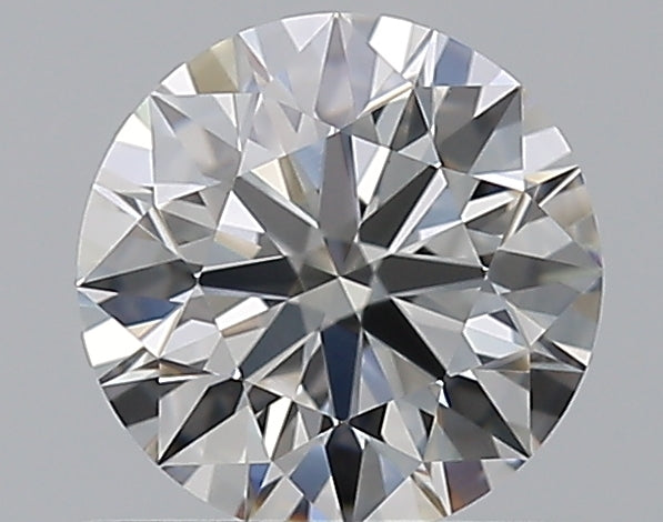 0.76 Carat Round Natural Diamond with  Cut Diamond in 14KT  view 1
