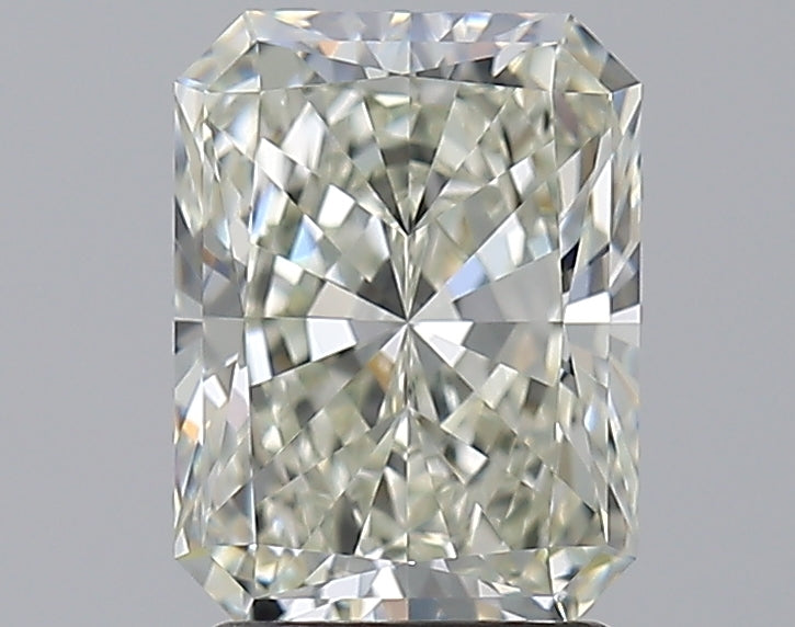2.01 Carat Radiant Natural Diamond with  Cut Diamond in 14KT  view 1
