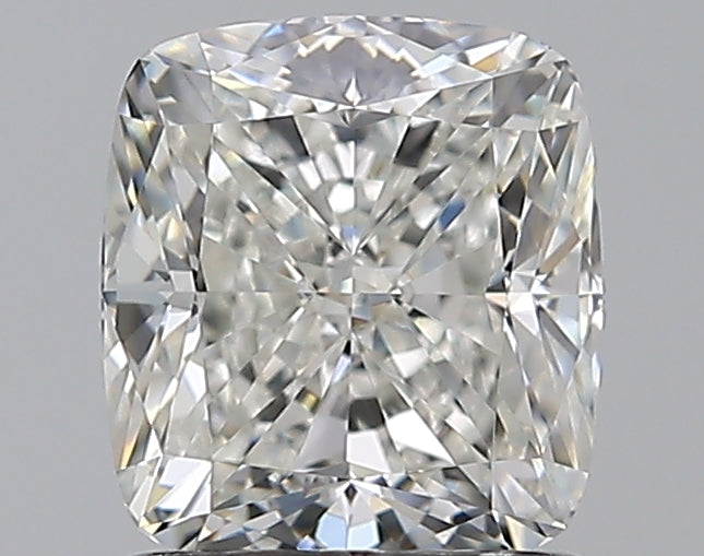 1.29 Carat Cushion Natural Diamond with  Cut Diamond in 14KT  view 1
