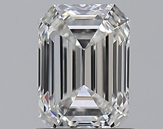 0.96 Carat Emerald Natural Diamond with  Cut Diamond in 14KT  view 1
