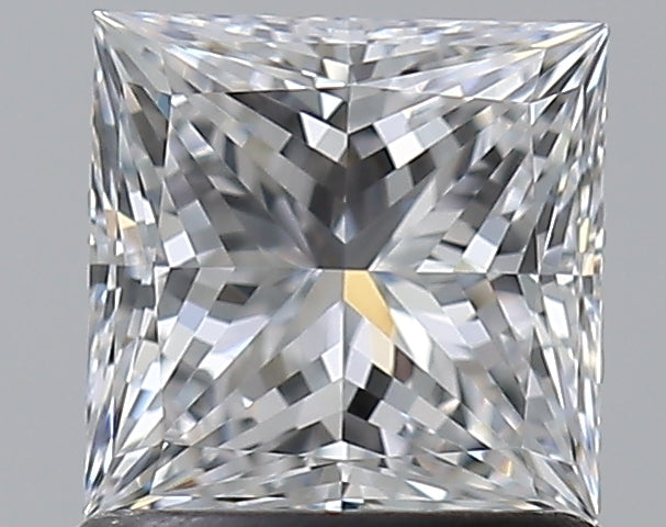 1.0 Carat Princess Natural Diamond with  Cut Diamond in 14KT  view 1
