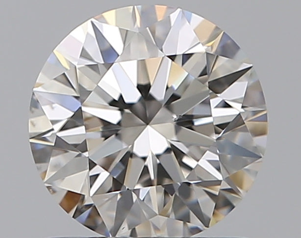 0.9 Carat Round Natural Diamond with  Cut Diamond in 14KT  view 1
