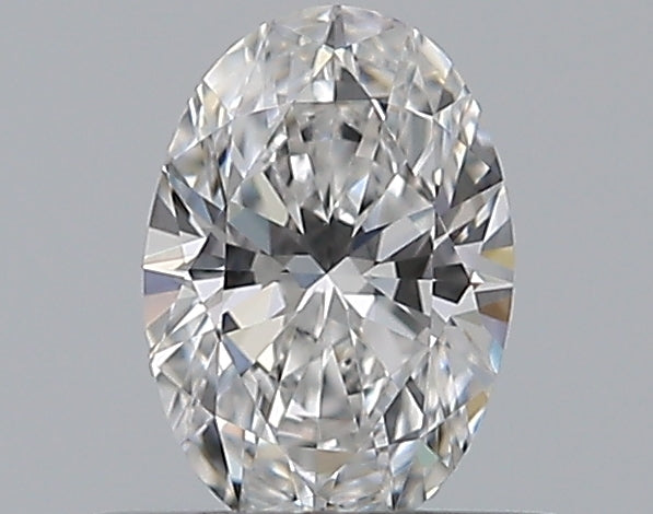 0.3 Carat Oval Natural Diamond with  Cut Diamond in 14KT  view 1

