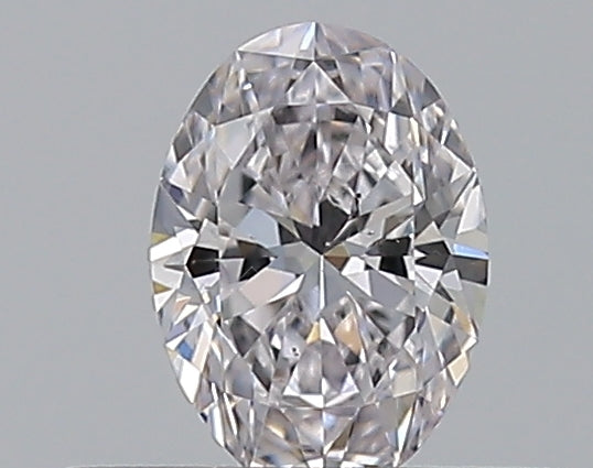 0.3 Carat Oval Natural Diamond with  Cut Diamond in 14KT  view 1
