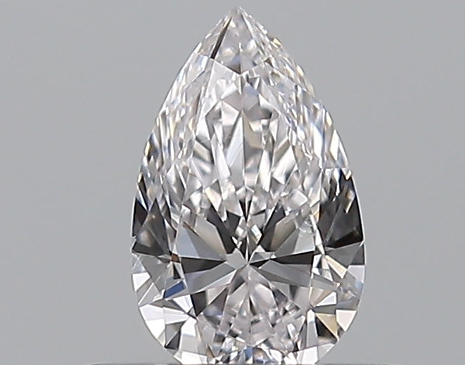 0.3 Carat Pear Natural Diamond with  Cut Diamond in 14KT  view 1
