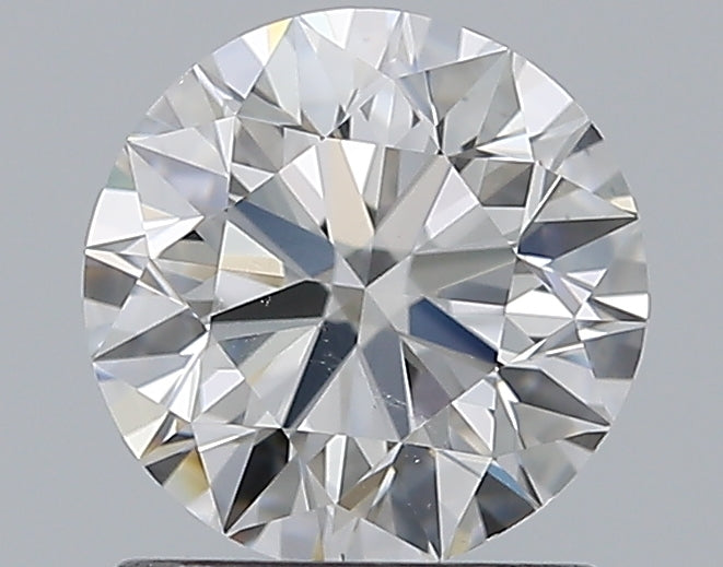 1.0 Carat Round Natural Diamond with  Cut Diamond in 14KT  view 1
