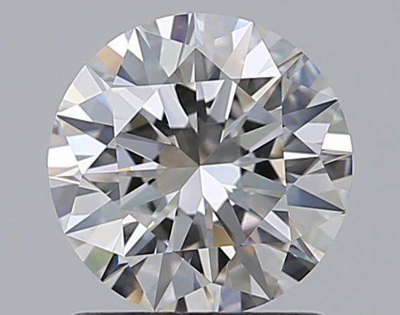 1.01 Carat Round Natural Diamond with  Cut Diamond in 14KT  view 1
