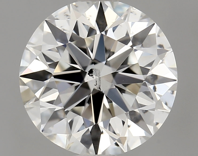 1.01 Carat Round Natural Diamond with  Cut Diamond in 14KT  view 1
