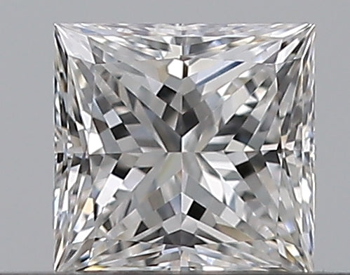 0.31 Carat Princess Natural Diamond with  Cut Diamond in 14KT  view 1
