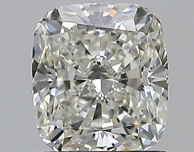 1.29 Carat Cushion Natural Diamond with  Cut Diamond in 14KT  view 1
